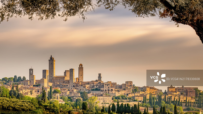 圣吉米尼亚诺，意大利图片素材