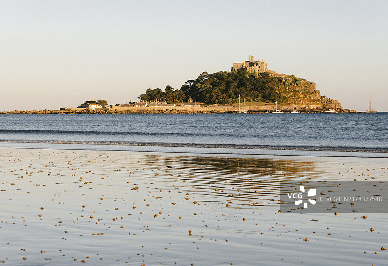 康沃尔圣迈克尔山图片素材