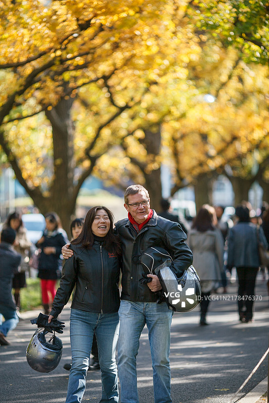 东京的秋季氛围图片素材