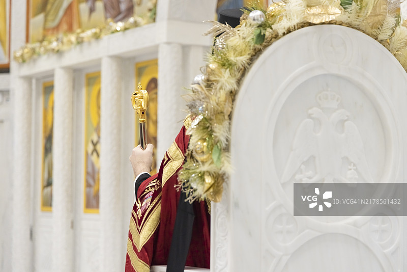 圣尼古拉斯希腊东正教神殿图片素材