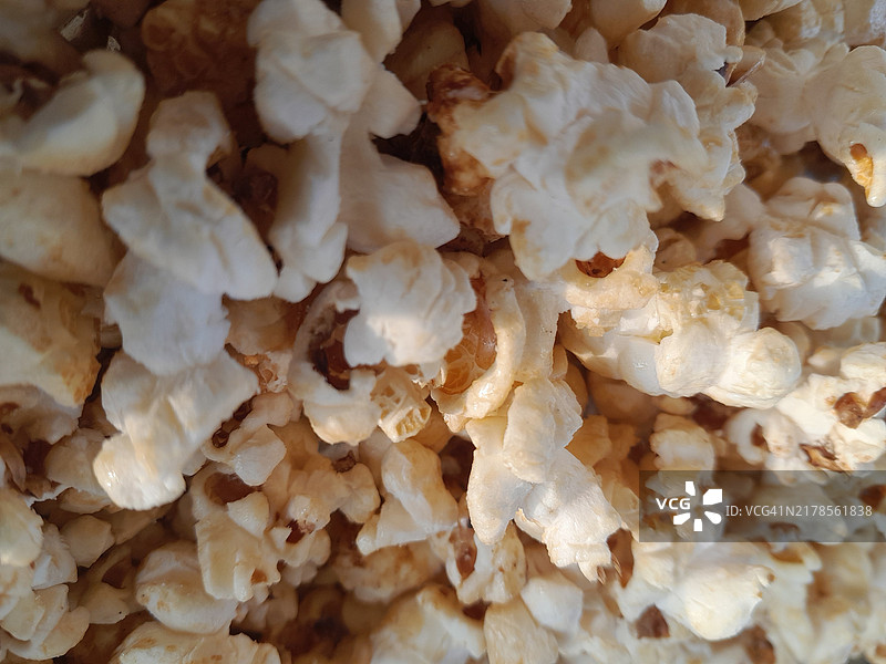 爆米花特写图片素材