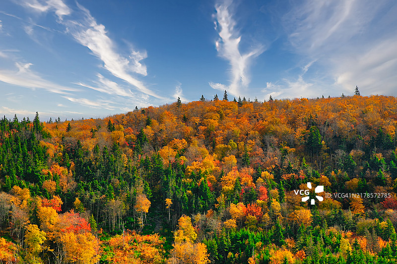 秋天探索新斯科舍省的巴德克图片素材