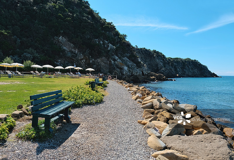 阿莱角托斯卡纳海岸风光图片素材