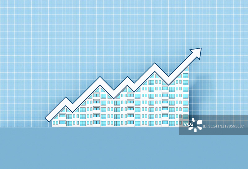 图表形状的建筑图片素材