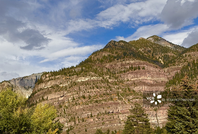 落基山脉的秋色图片素材