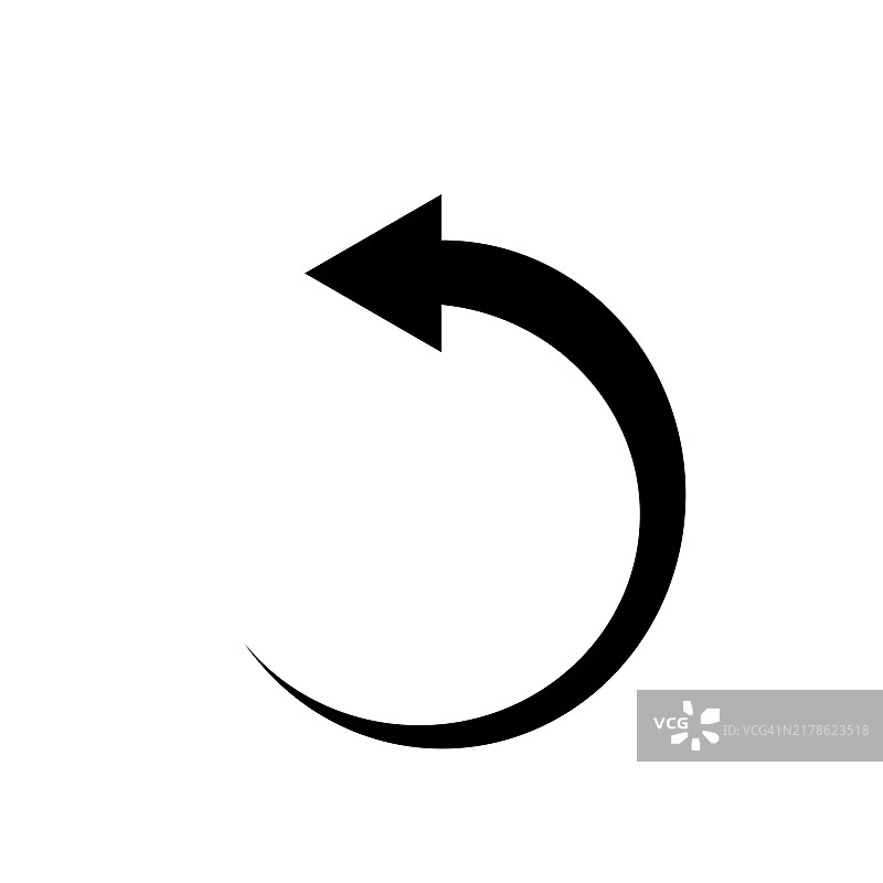 循环箭头图标矢量图图片素材