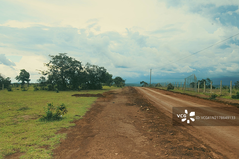 柬埔寨蒙多基里省的宁静乡村生活图片素材