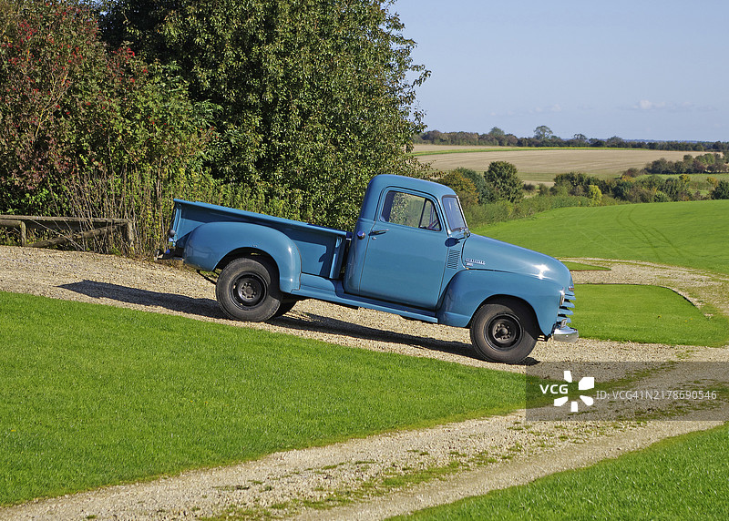 1950年代的雪佛兰Stepside图片素材