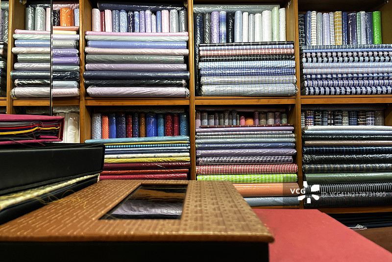 纺织品商店图片素材