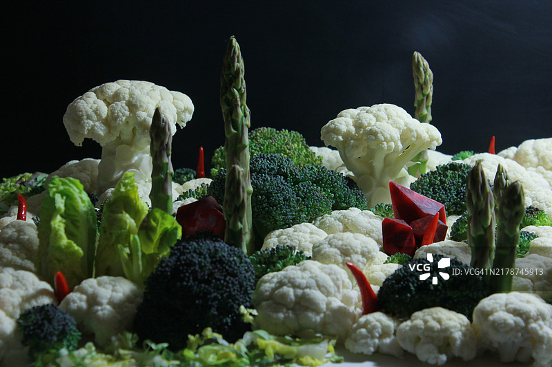 法国的蔬菜特写图片素材