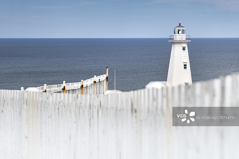 纽芬兰斯皮尔角灯塔国家历史遗址图片素材