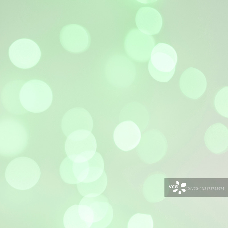 绿色背景散景灯光图片素材