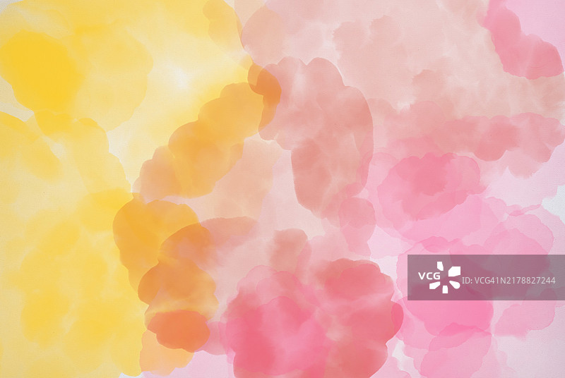 画布上手绘水彩颜料背景图片素材