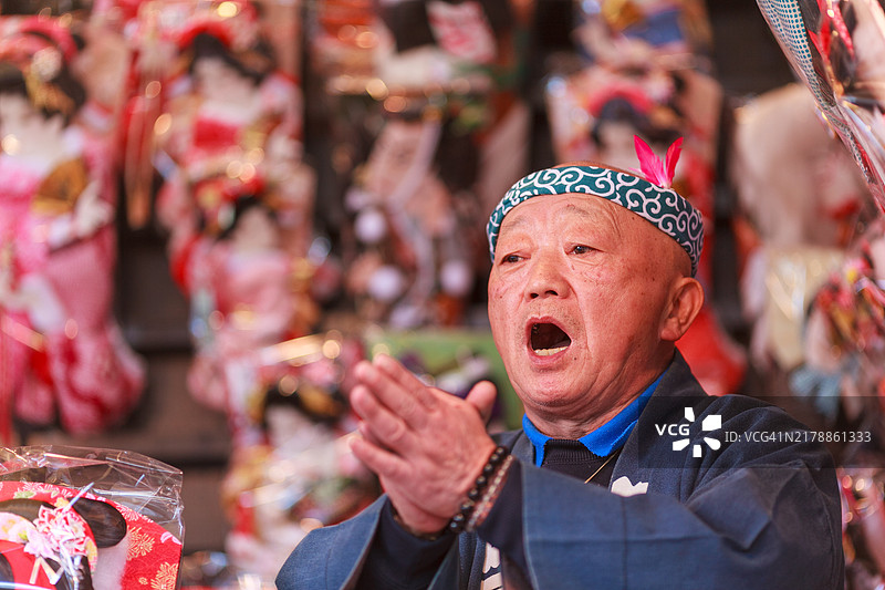12月的东京浅草景色图片素材