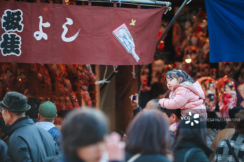 12月的东京浅草景色图片素材
