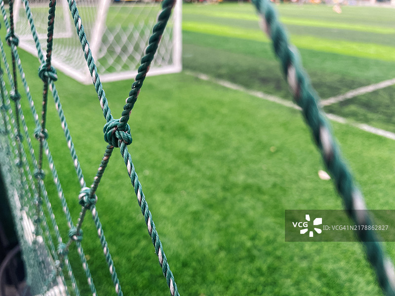 足球球网背景的围栏绳索图片素材