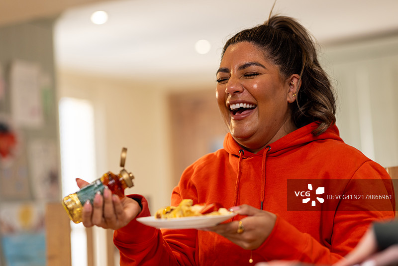 跑步后的犒劳图片素材