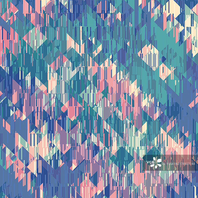 柔和色彩抽象几何图案图片素材