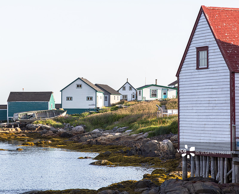 纽芬兰和拉布拉多的传统建筑图片素材