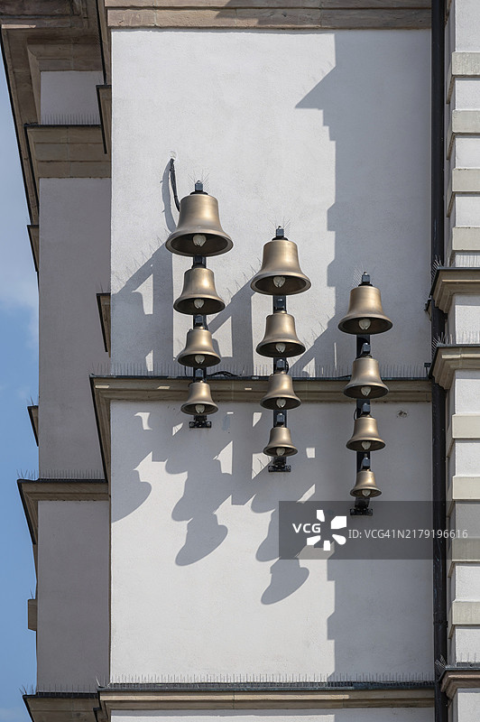 德国库尔姆巴赫市集广场上的钢片琴图片素材