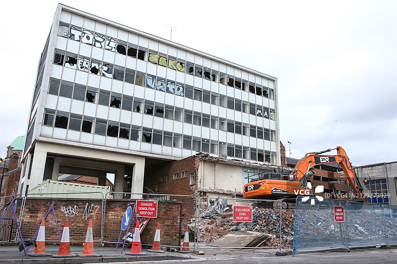 伍尔弗汉普顿拆迁图片素材