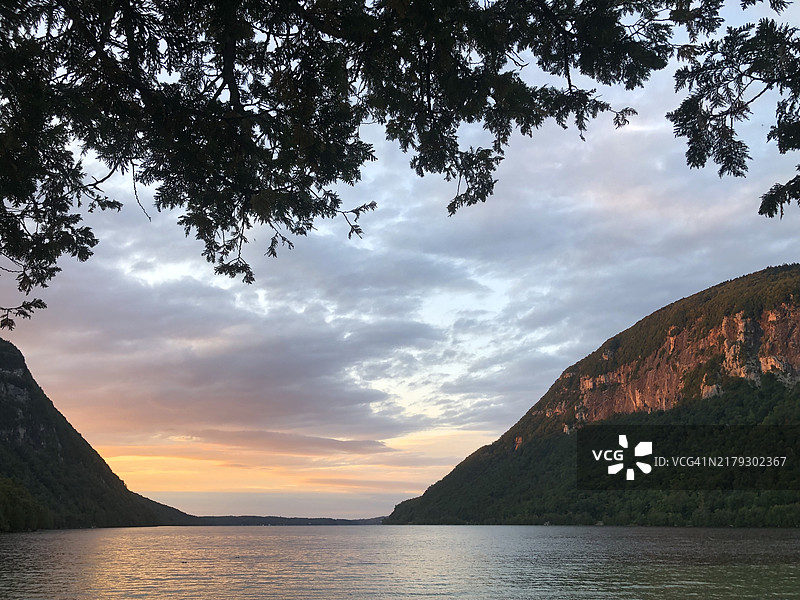 威洛比湖，佛蒙特州图片素材