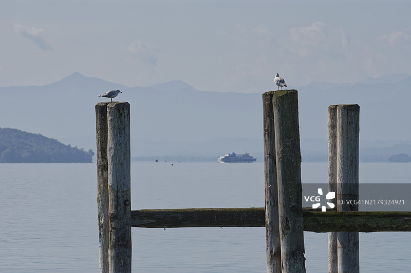 施塔恩贝格湖畔风光，德国巴伐利亚图片素材