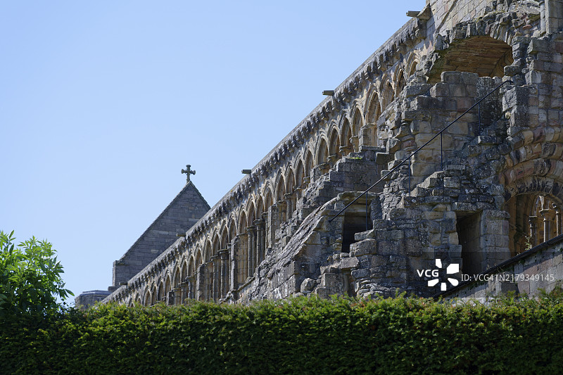 苏格兰杰德堡修道院遗址图片素材