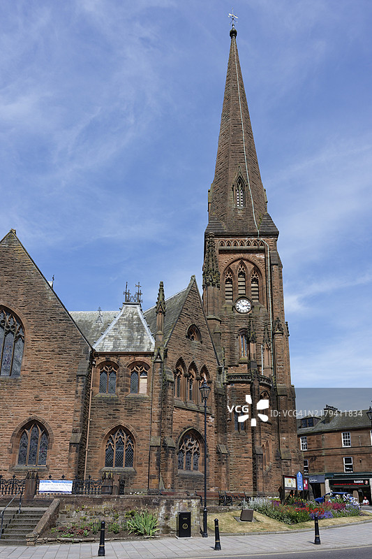 苏格兰邓弗里斯的格雷弗里亚教堂图片素材