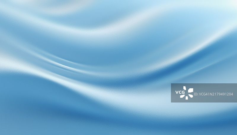 平滑流动蓝色抽象波浪纹理背景图片素材