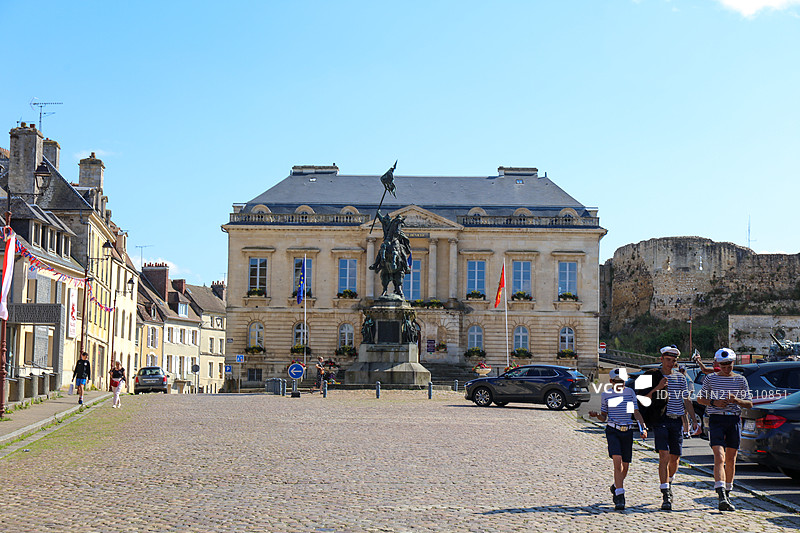 法国马莱斯主广场风光图片素材