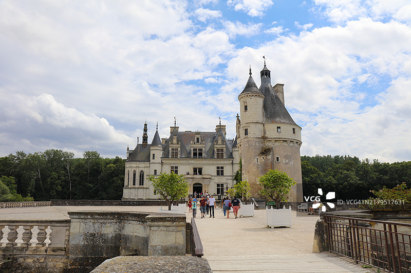 卢瓦尔河谷舍农索城堡图片素材