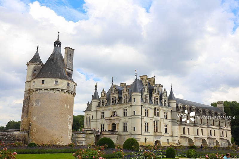 卢瓦尔河谷舍农索城堡图片素材