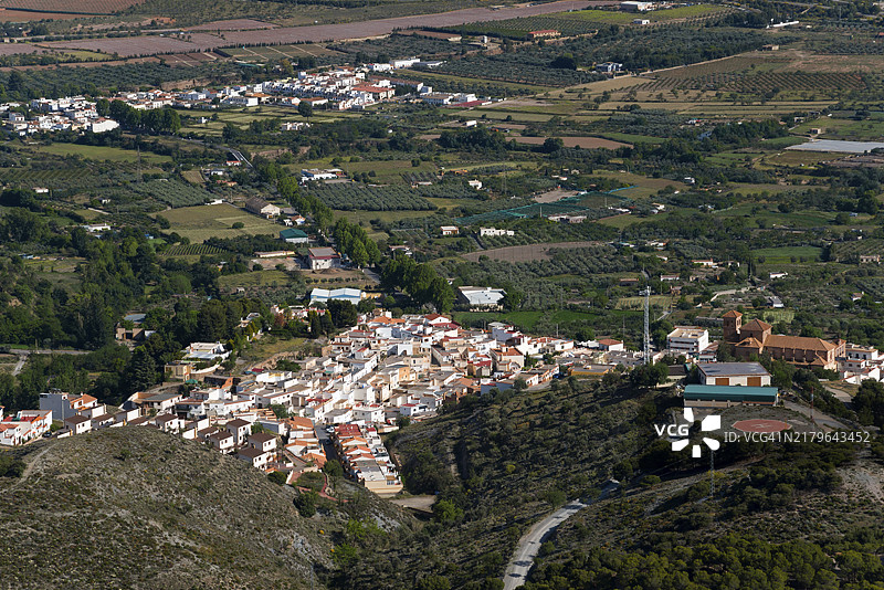 阿尔梅里亚省劳哈尔德安达拉克村庄风光图片素材