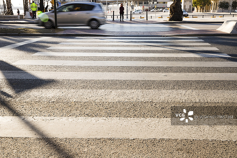 人行横道道路安全图片素材