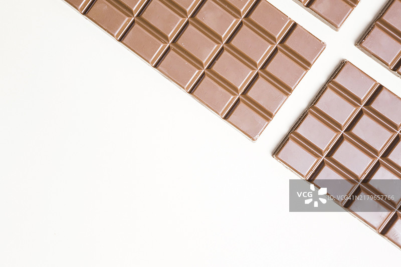 巧克力美食扁平风边框图片素材