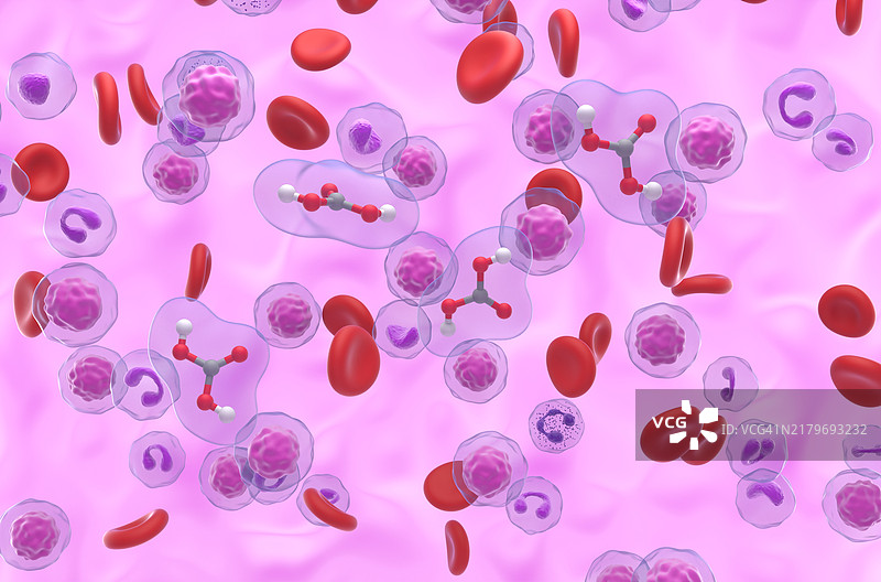 碳酸分子结构示意图图片素材