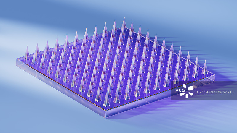 mRNA疫苗贴片插画图片素材