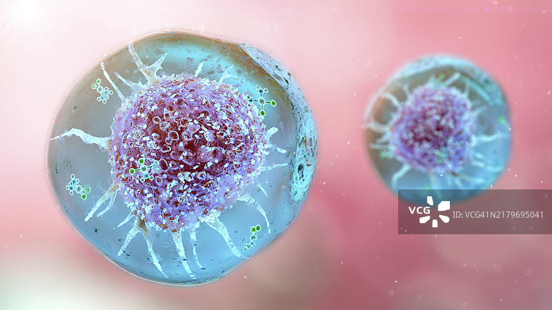 水凝胶癌症疗法概念图图片素材