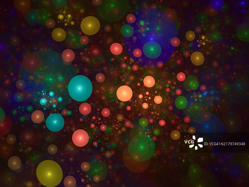 大量下落的球体图片素材