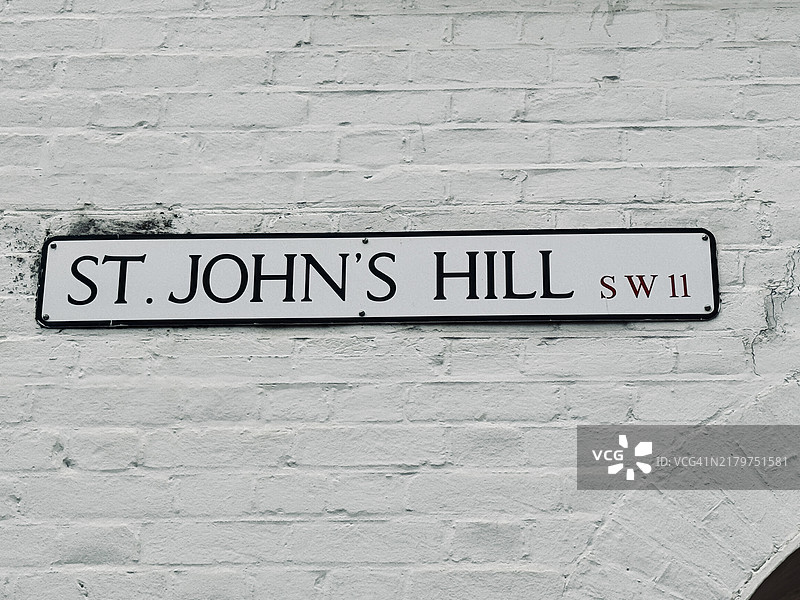 圣约翰山路标图片素材