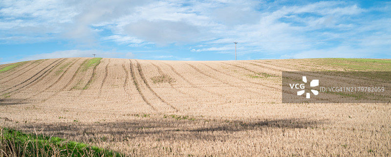 秋季的农田-班堡图片素材