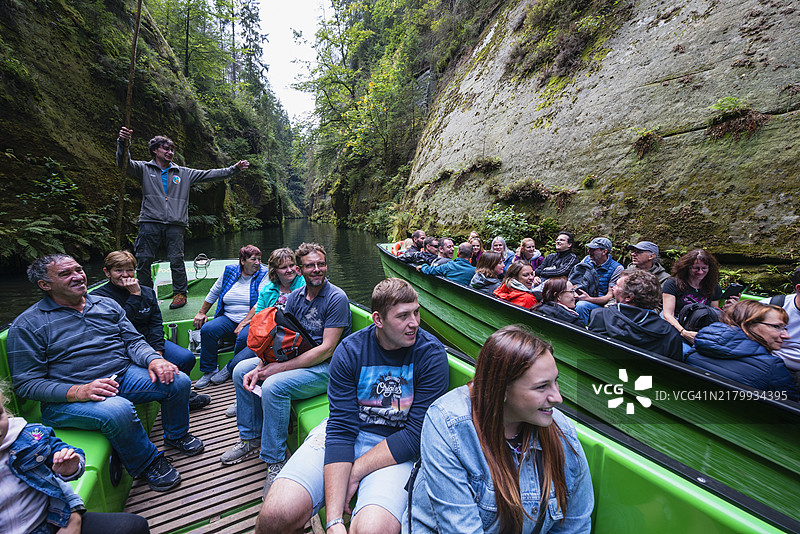 卡姆尼采峡谷船游图片素材