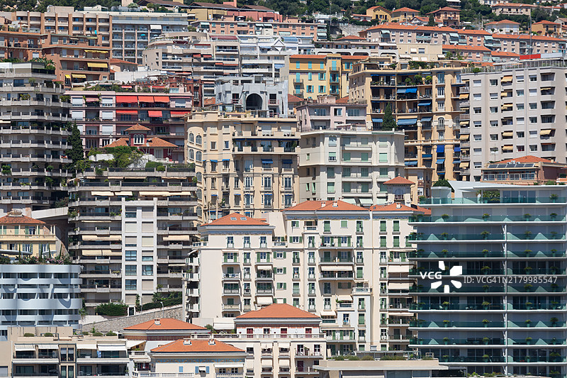 摩纳哥住宅楼图片素材