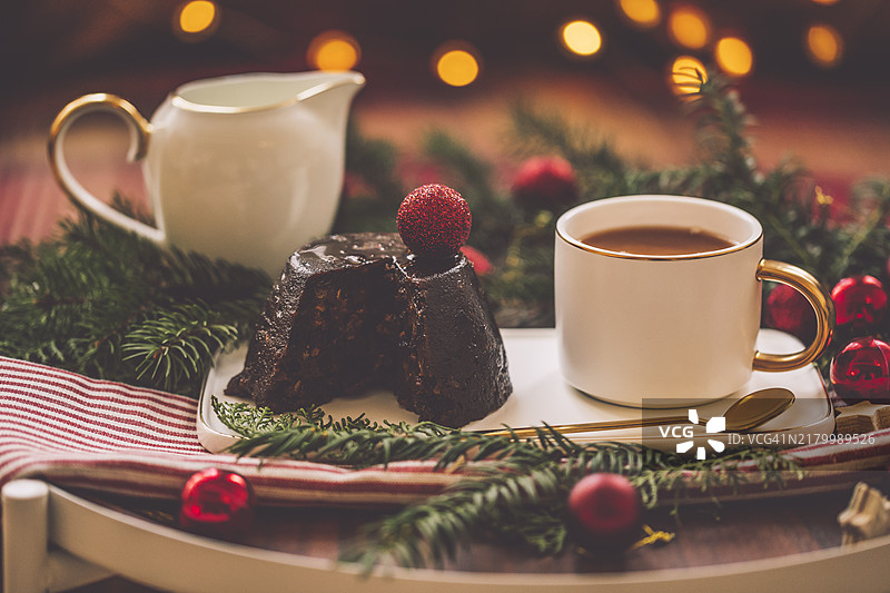 圣诞布丁图片素材