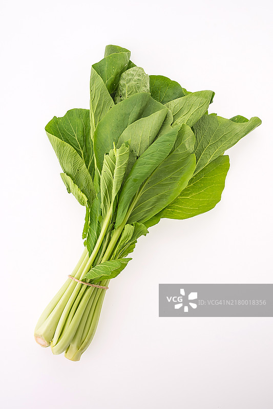 白色背景下的蔬菜特写图片素材