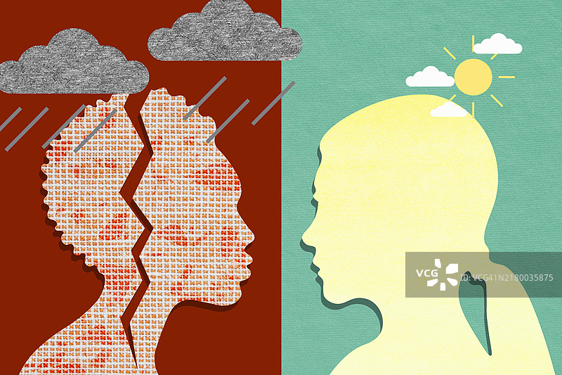 心理健康咨询会概念图片素材