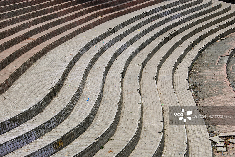 高角度视图的台阶图片素材