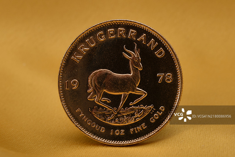 1盎司南非克鲁格金币羚羊图案图片素材
