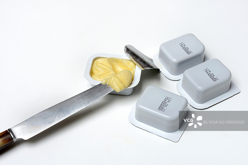 早餐黄油小份包装图片素材